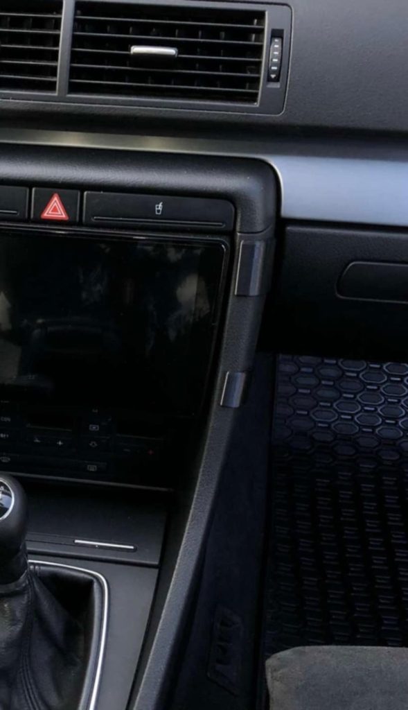 DTS GAPDELETE Audi A4 B7 – dopasowanie zaślepki w tunelu środkowym