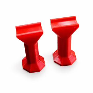 Pionki antyzamarzaniowe pod wycieraczki DTS – czerwone podkładki zapobiegające przymarzaniu