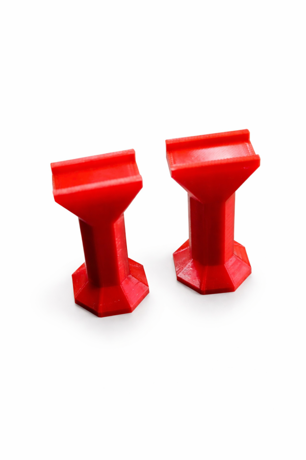 Pionki antyzamarzaniowe pod wycieraczki DTS – czerwone podkładki zapobiegające przymarzaniu