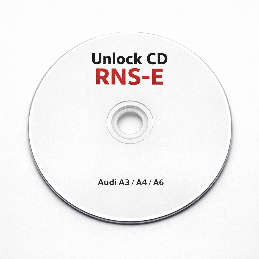 Unlock CD RNS-E – płyta do odczytu kodu PIN Audi A3 A4 A6
