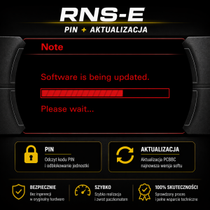 Odblokowanie PIN Audi RNS-E + kodowanie + aktualizacja – usługa wysyłkowa - obrazek 4