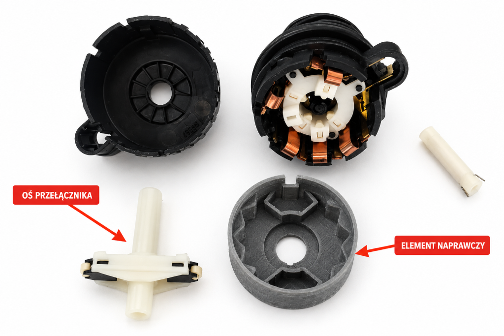 Zestaw naprawczy przełącznika świateł BMW E36 13870519