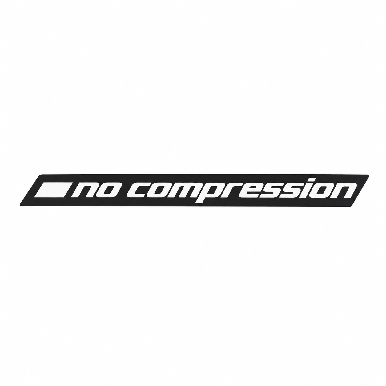 Znaczek NO COMPRESSION 130 mm do BMW E36 E46 E60